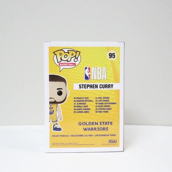 Stephen Curry NBA Golden State Warriors (Alternate Jersey) Funko Pop! #95 - Picture 3 of 4